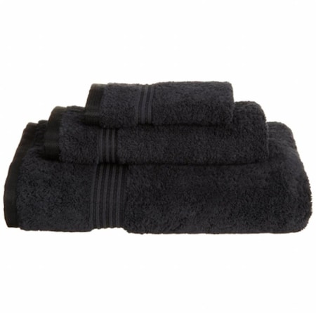Superior Superior Egyptian Cotton 3-Piece Towel Set  Black NS 3 PC SET BK